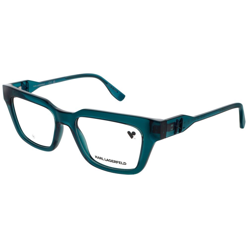 NWT Karl Lagerfeld KL6152 400 52 Blue Square Eyeglasses 52mm Eyeglasses